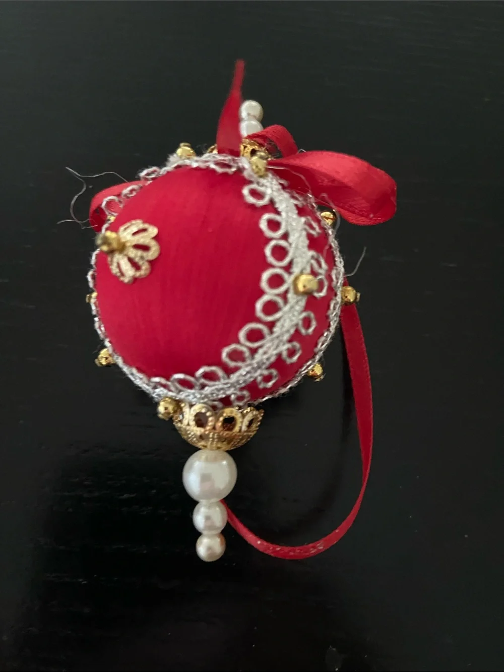 Handmade Christmas Ornaments Set of 6 xx